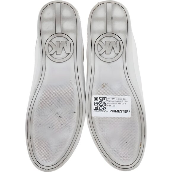 Michael Kors Keaton Zip Slip-On Sneakers Pale Gold Women's US 7.5M - Picture 6 of 6